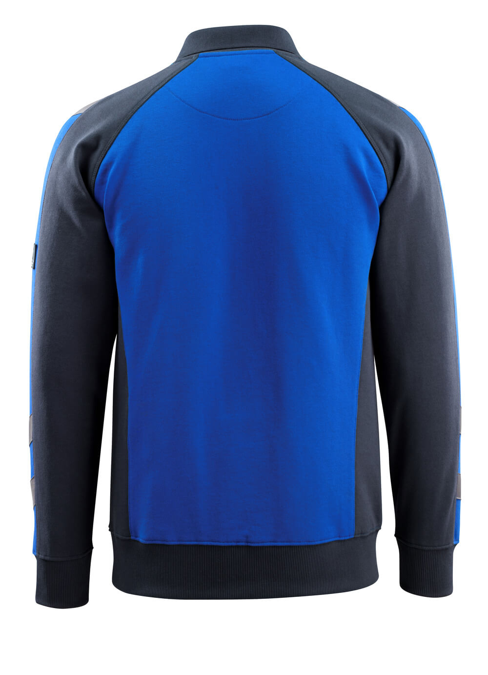 Polo-Sweatshirt UNIQUE Polo-Sweatshirt in Farbe Kornblau/Schwarzblau