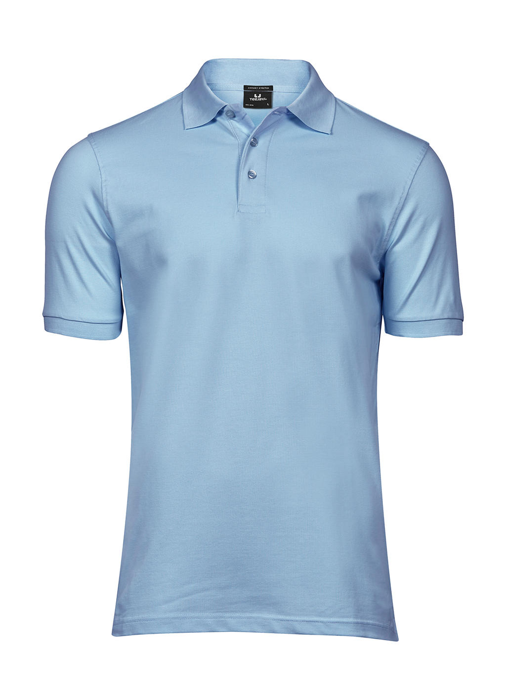  Luxury Stretch Polo in Farbe Light Blue