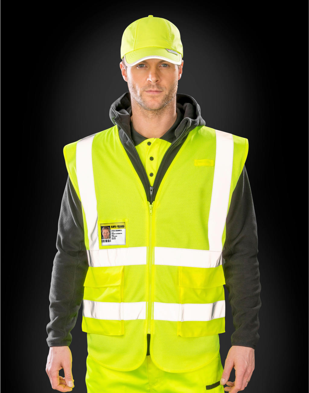  Executive Cool Mesh Safety Vest in Farbe Fluorescent Orange