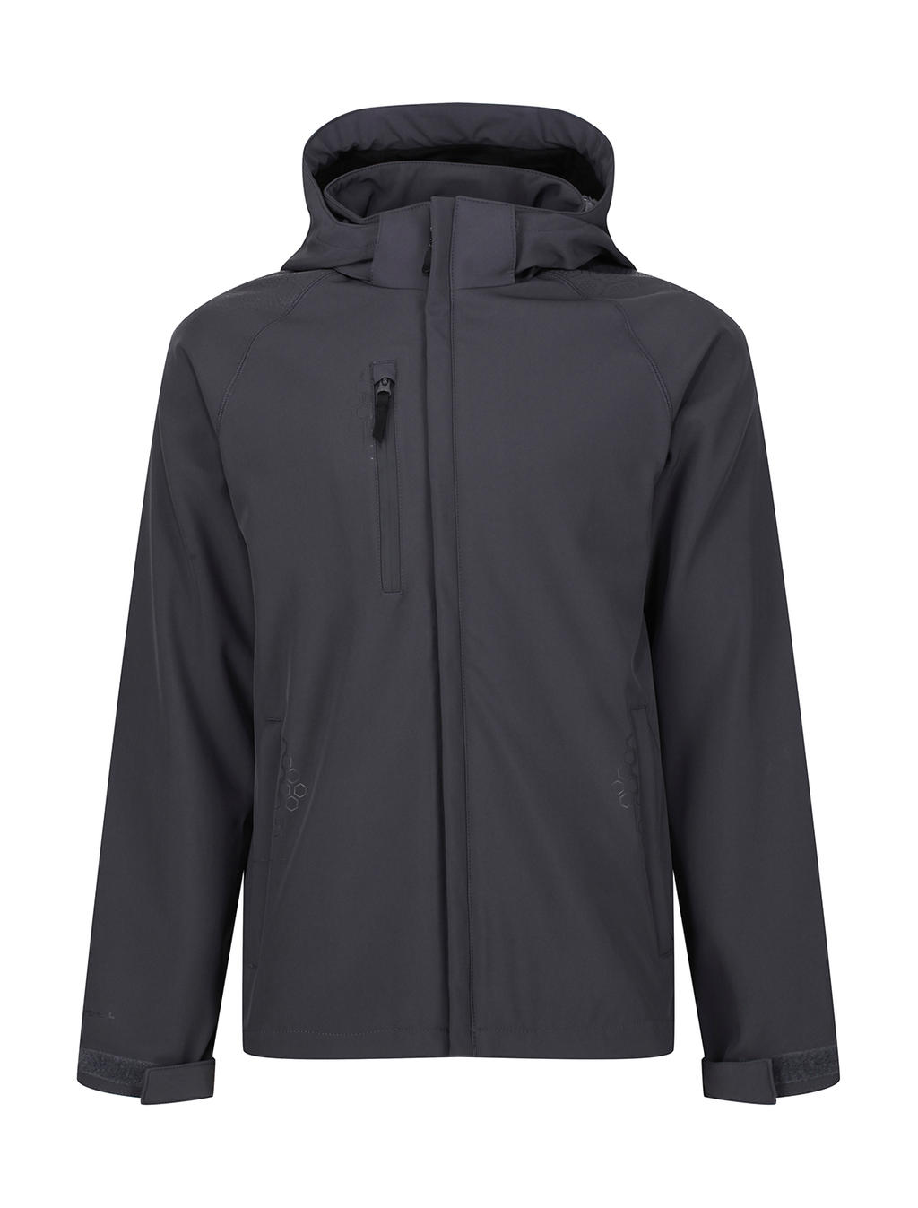  Repeller Lined Hooded Softshell in Farbe Seal Grey