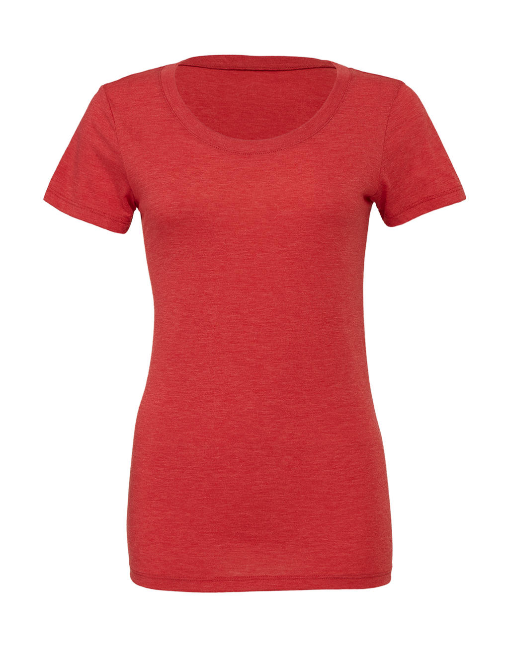  Triblend Crew Neck T-Shirt in Farbe Red Triblend