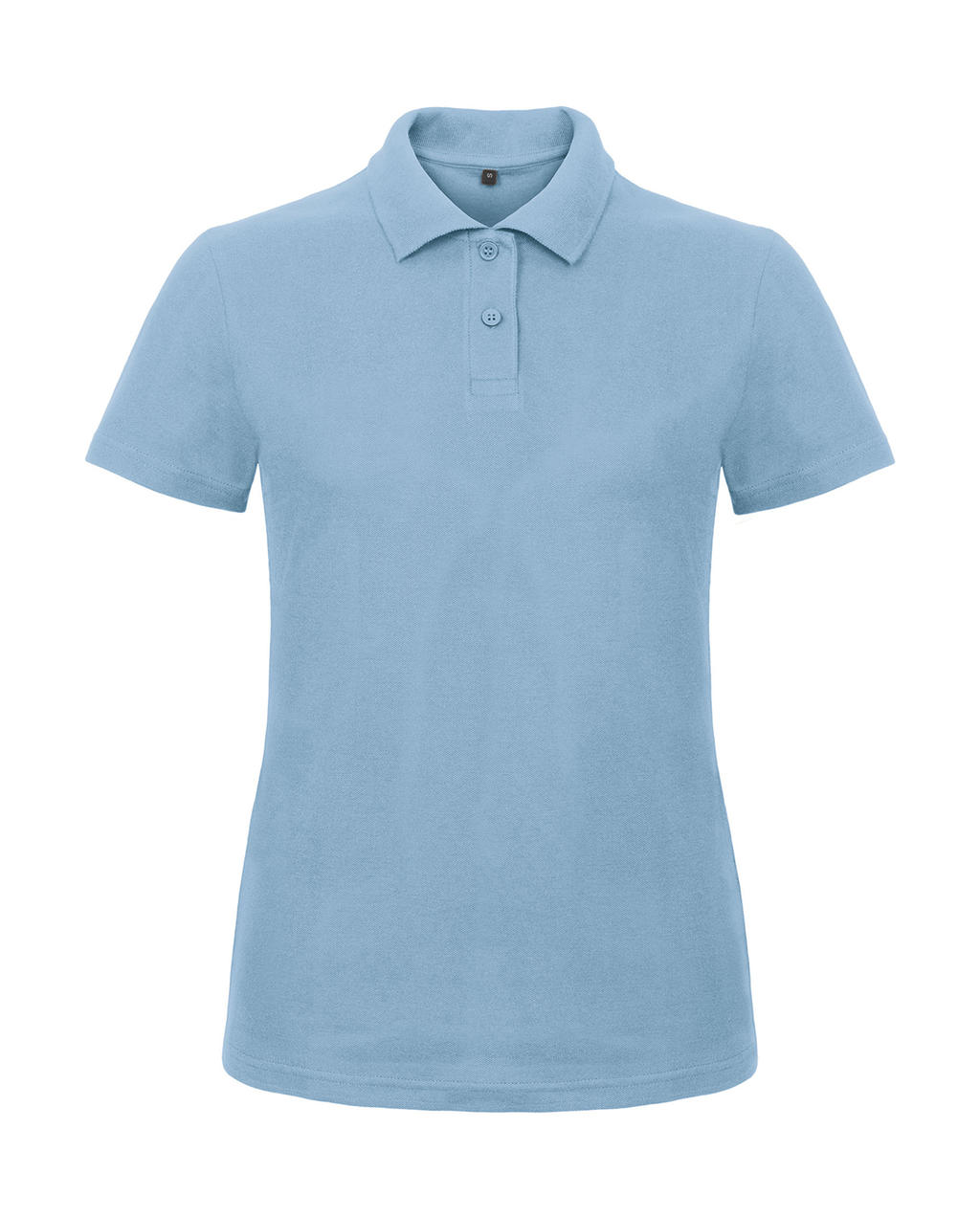  ID.001/women Piqu? Polo Shirt in Farbe Light Blue