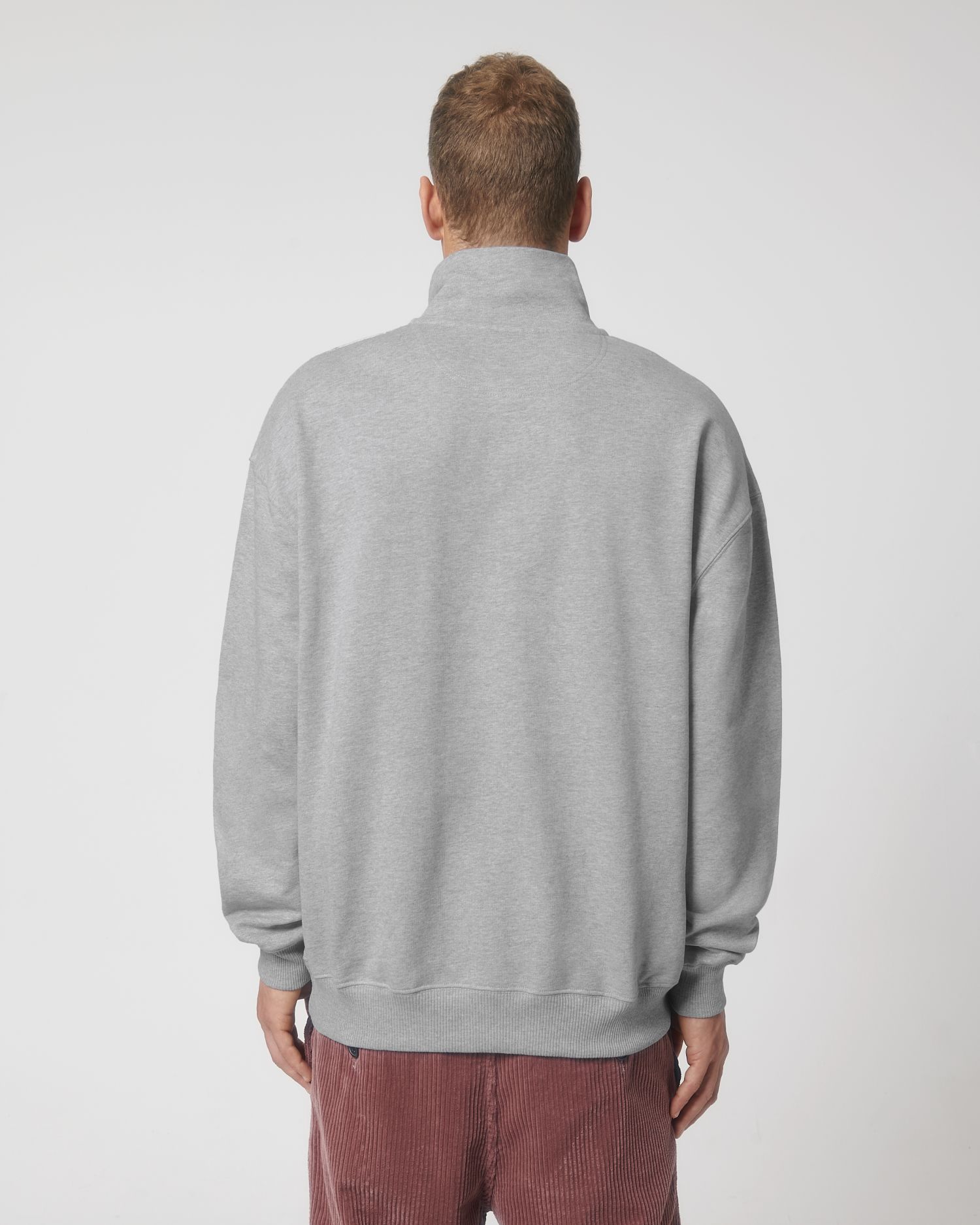 Crew neck sweatshirts Miller Dry in Farbe Heather Grey