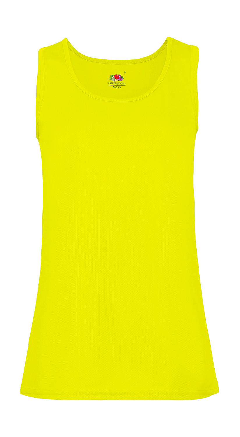  Ladies Performance Vest in Farbe Bright Yellow