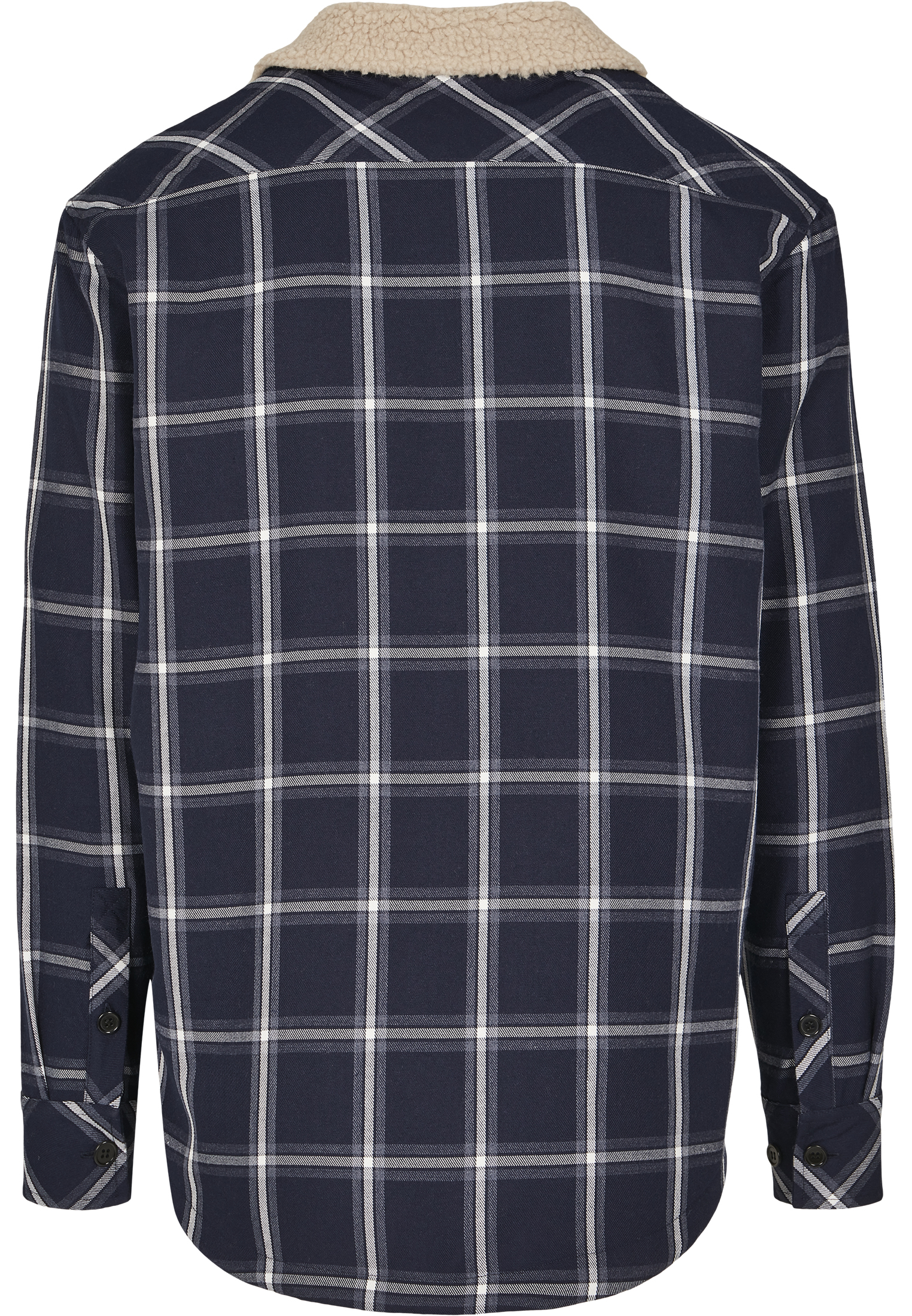 Winter Jacken Sherpa Lined Shirt Jacket in Farbe navy/wht