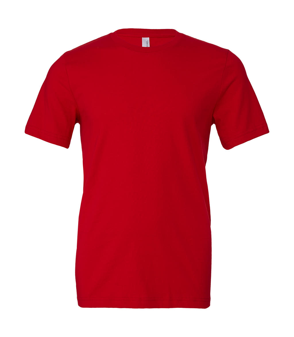  Unisex Jersey Short Sleeve Tee in Farbe Red