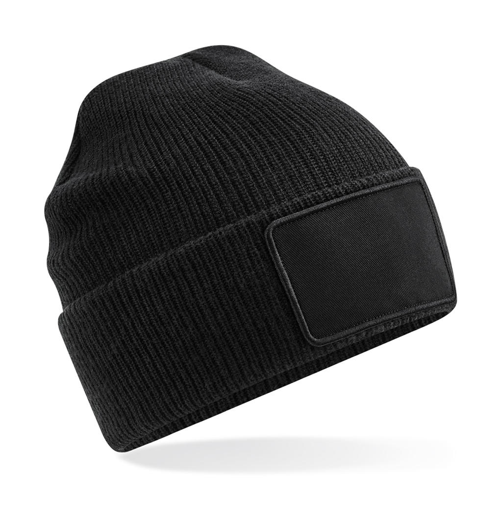  Removable Patch Thinsulate? Beanie in Farbe Black