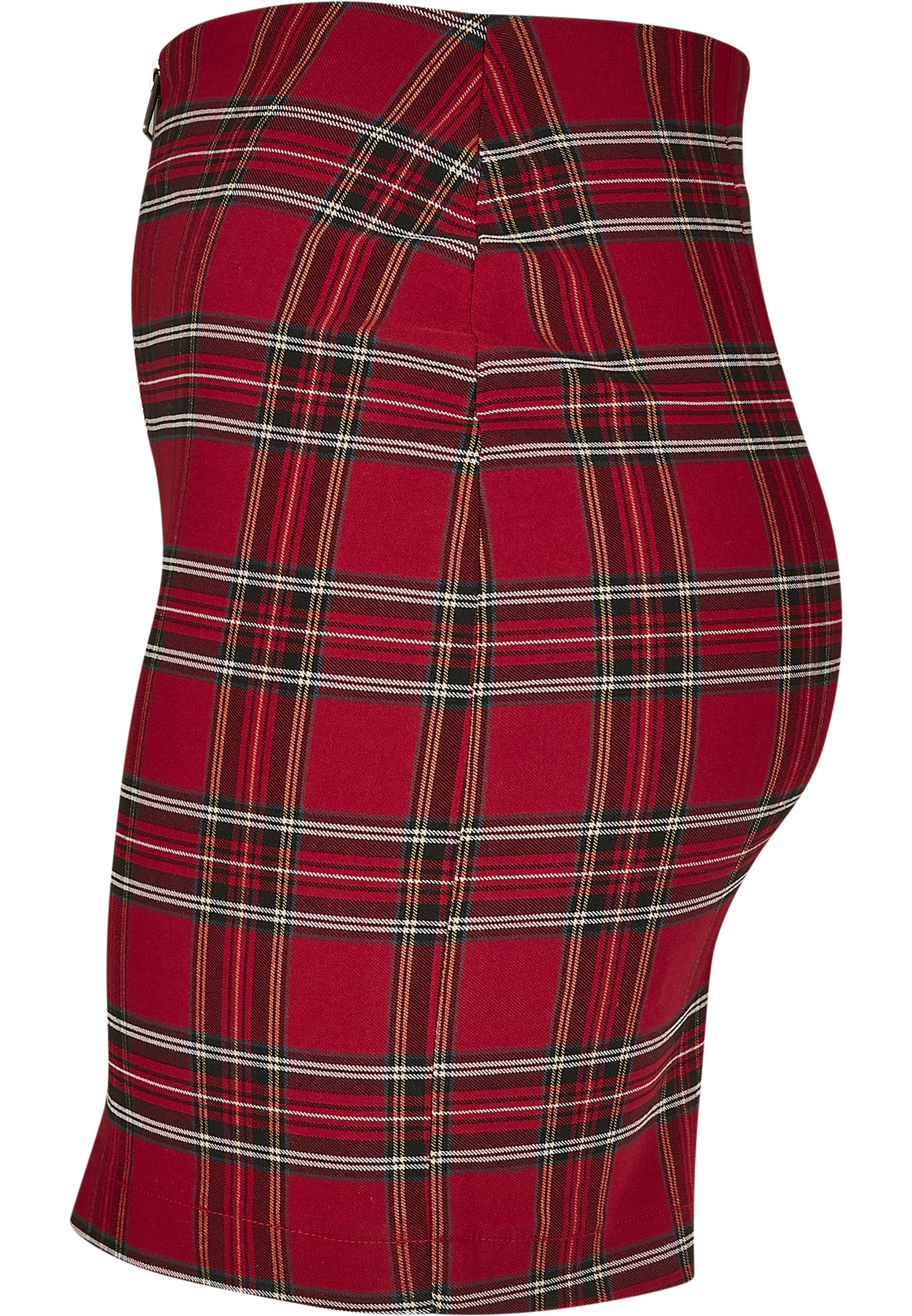 Kleider & R?cke Ladies Short Checker Skirt in Farbe red/blk