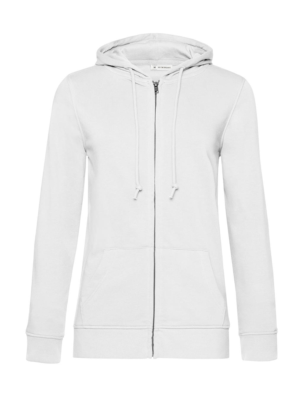  Organic Inspire Zipped Hood /women_? in Farbe White