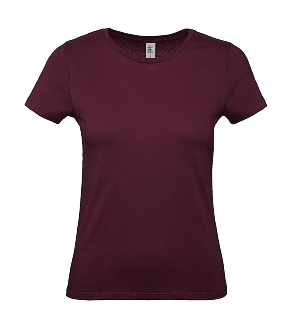  #E150 /women T-Shirt in Farbe Burgundy
