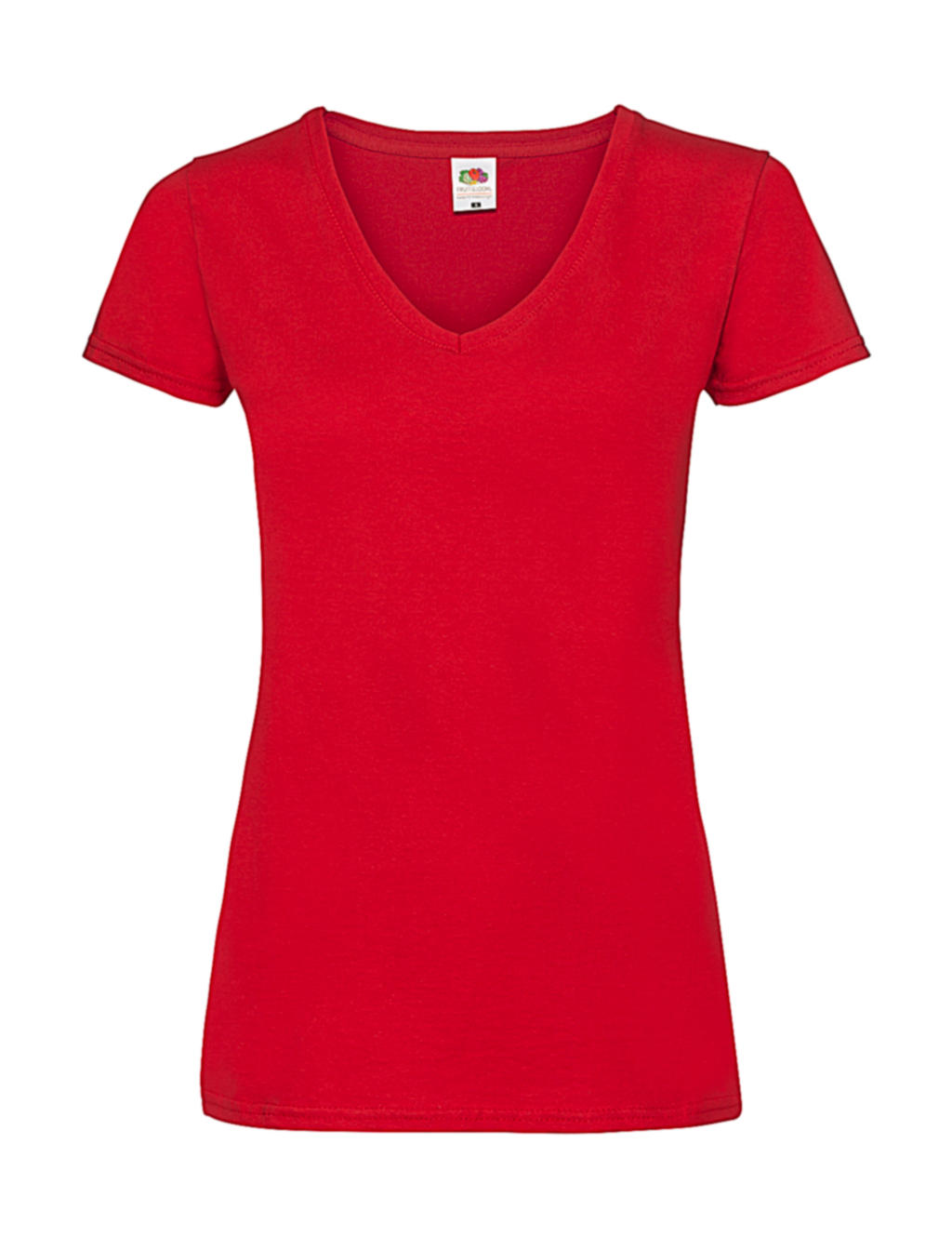  Ladies Valueweight V-Neck T in Farbe Red