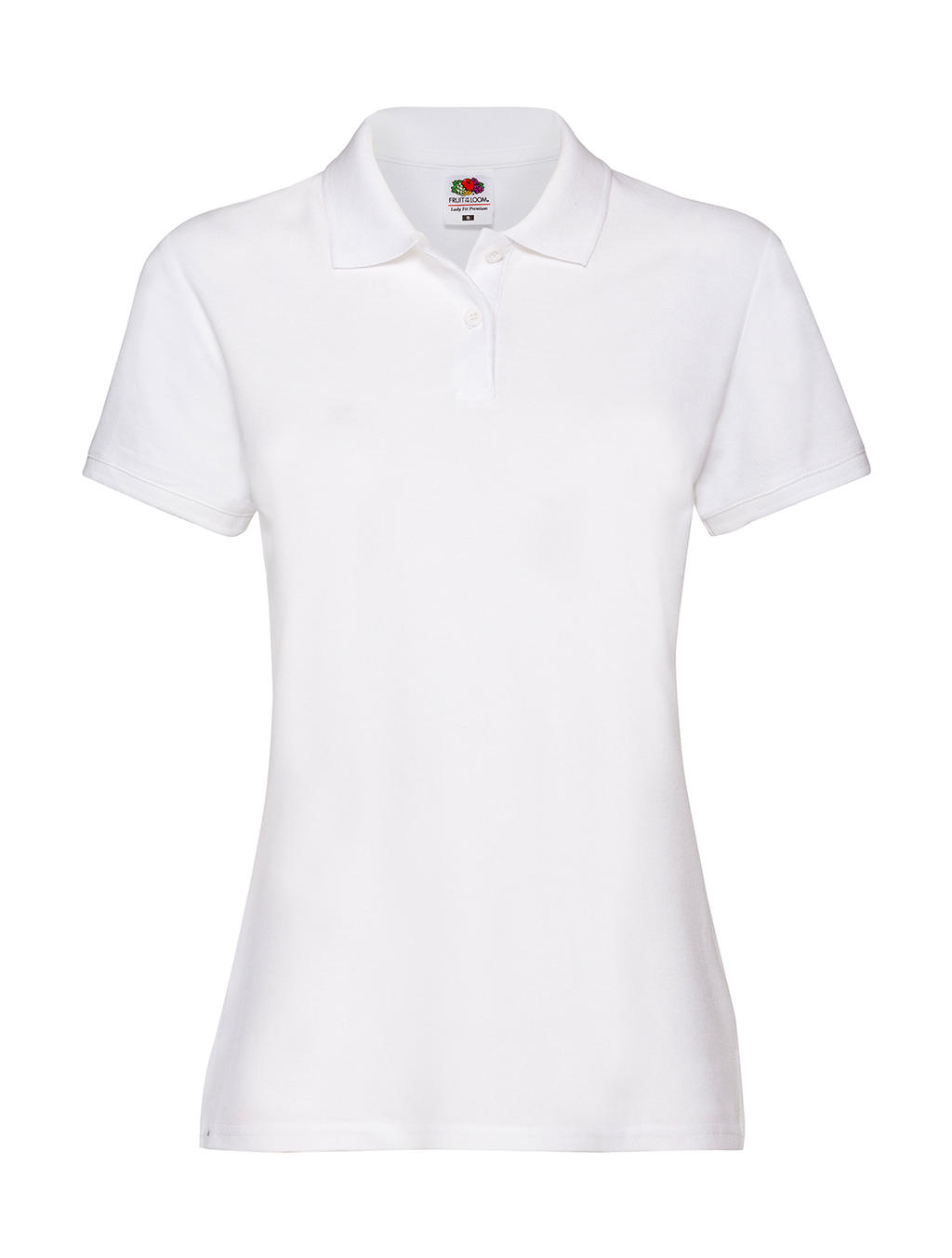  Ladies Premium Polo in Farbe White