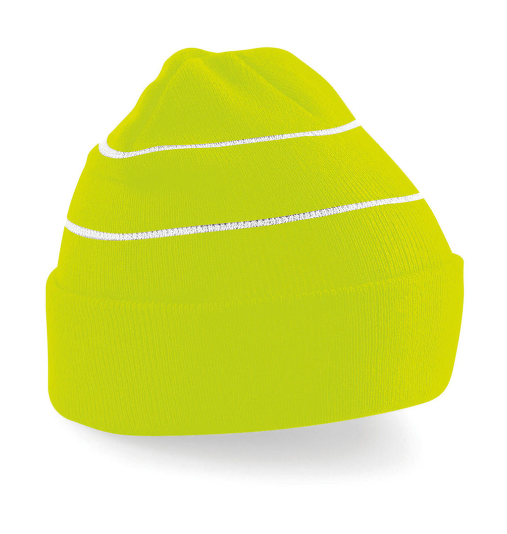  Enhanced-Viz Knitted Hat in Farbe Fluorescent Yellow