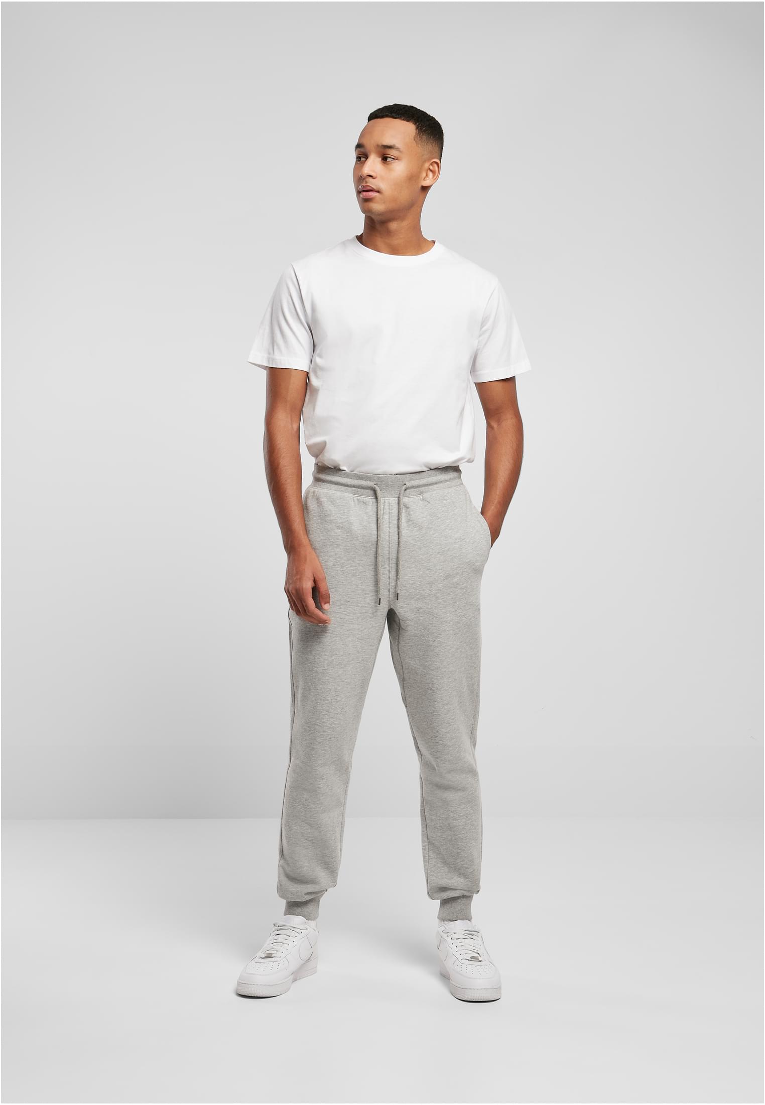 Herren Basic Sweatpants in Farbe grey