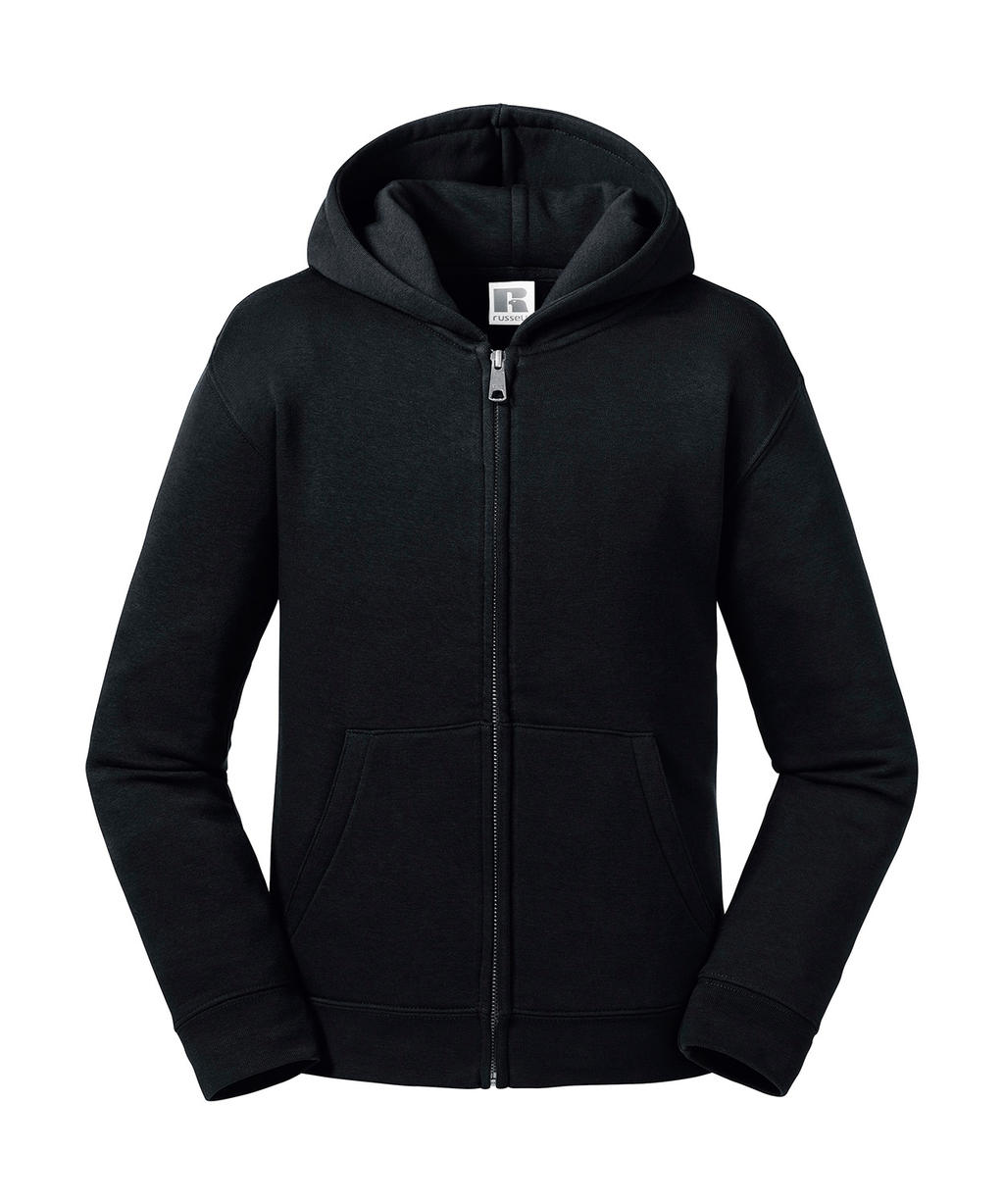  Kids Authentic Zipped Hood Sweat in Farbe Black
