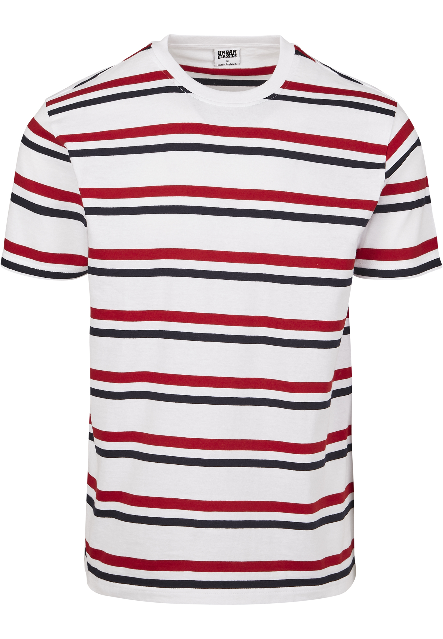 T-Shirts Yarn Dyed Skate Stripe Tee in Farbe white/red/midnightnavy