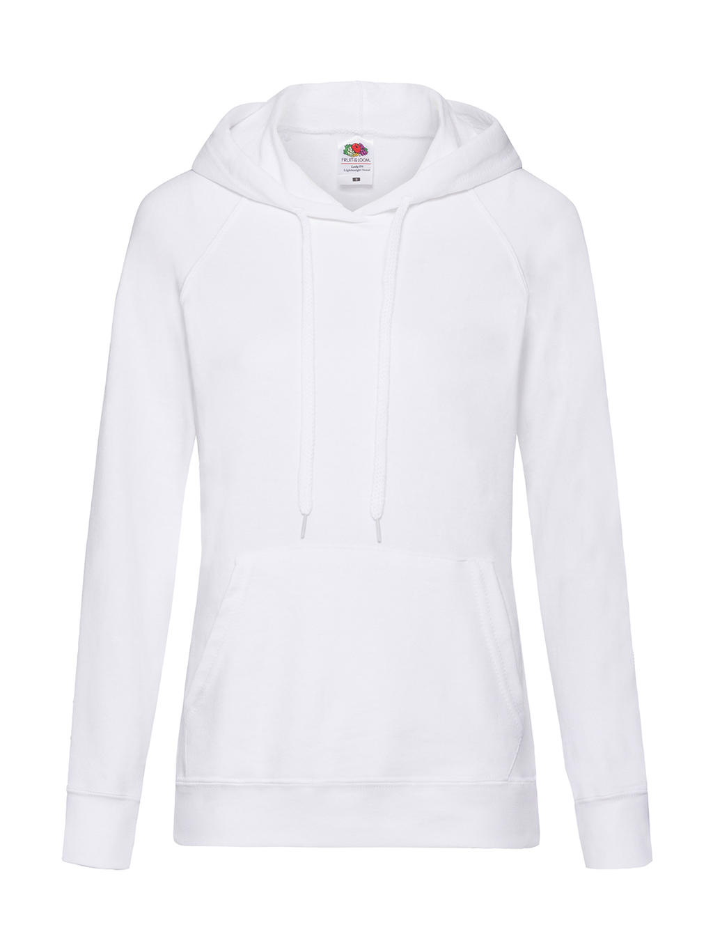  Ladies Lightweight Hooded Sweat in Farbe White