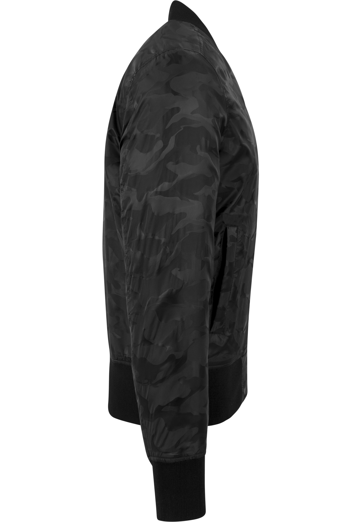 Bomber Jacken Tonal Camo Bomber Jacket in Farbe black