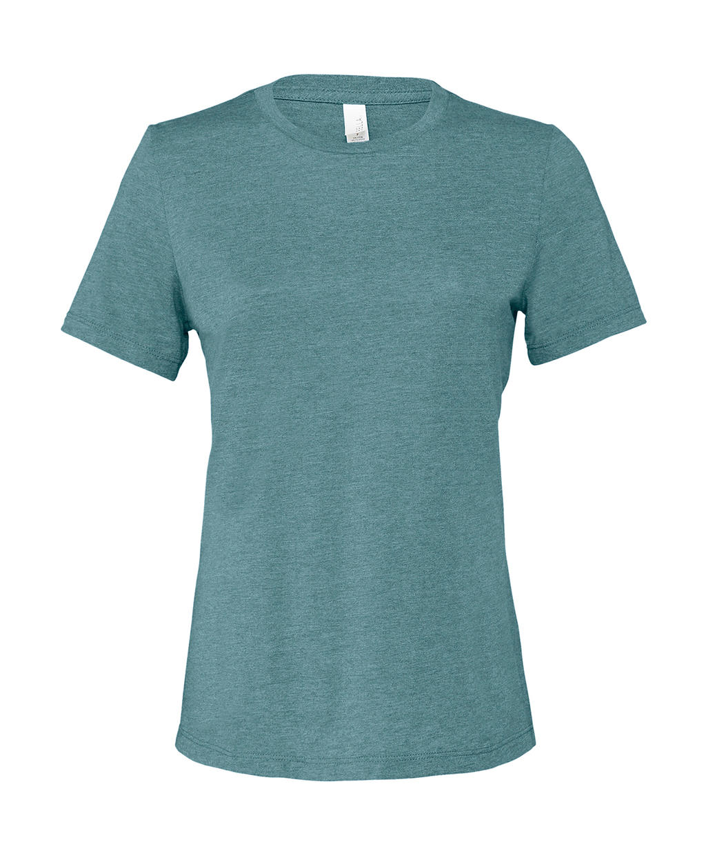  Womens Relaxed Jersey Short Sleeve Tee in Farbe Heather Deep Teal
