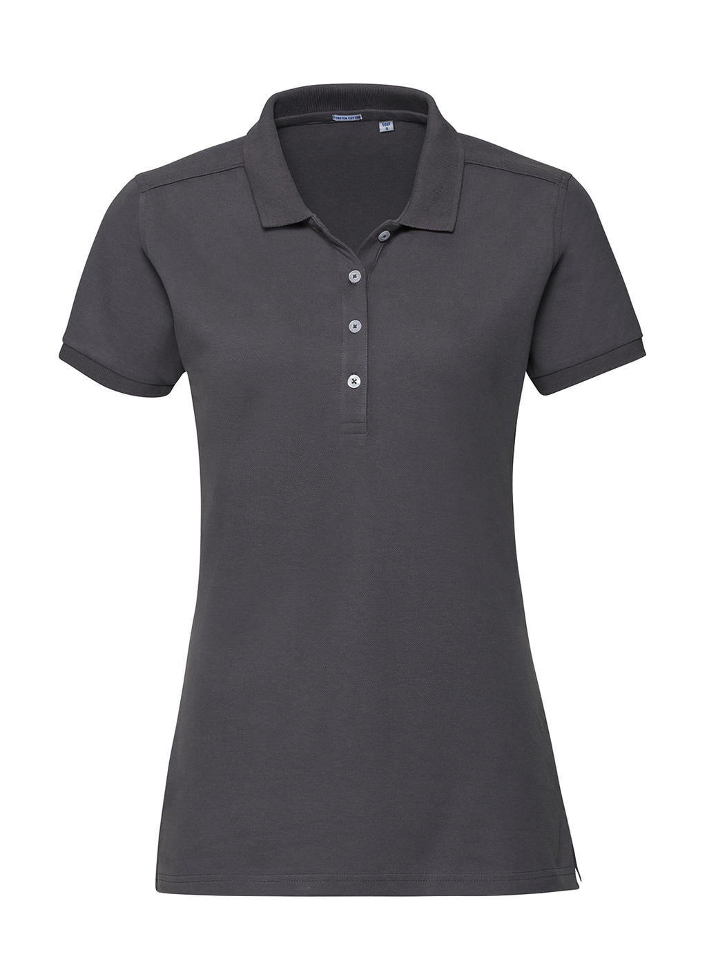  Ladies Fitted Stretch Polo in Farbe Convoy Grey
