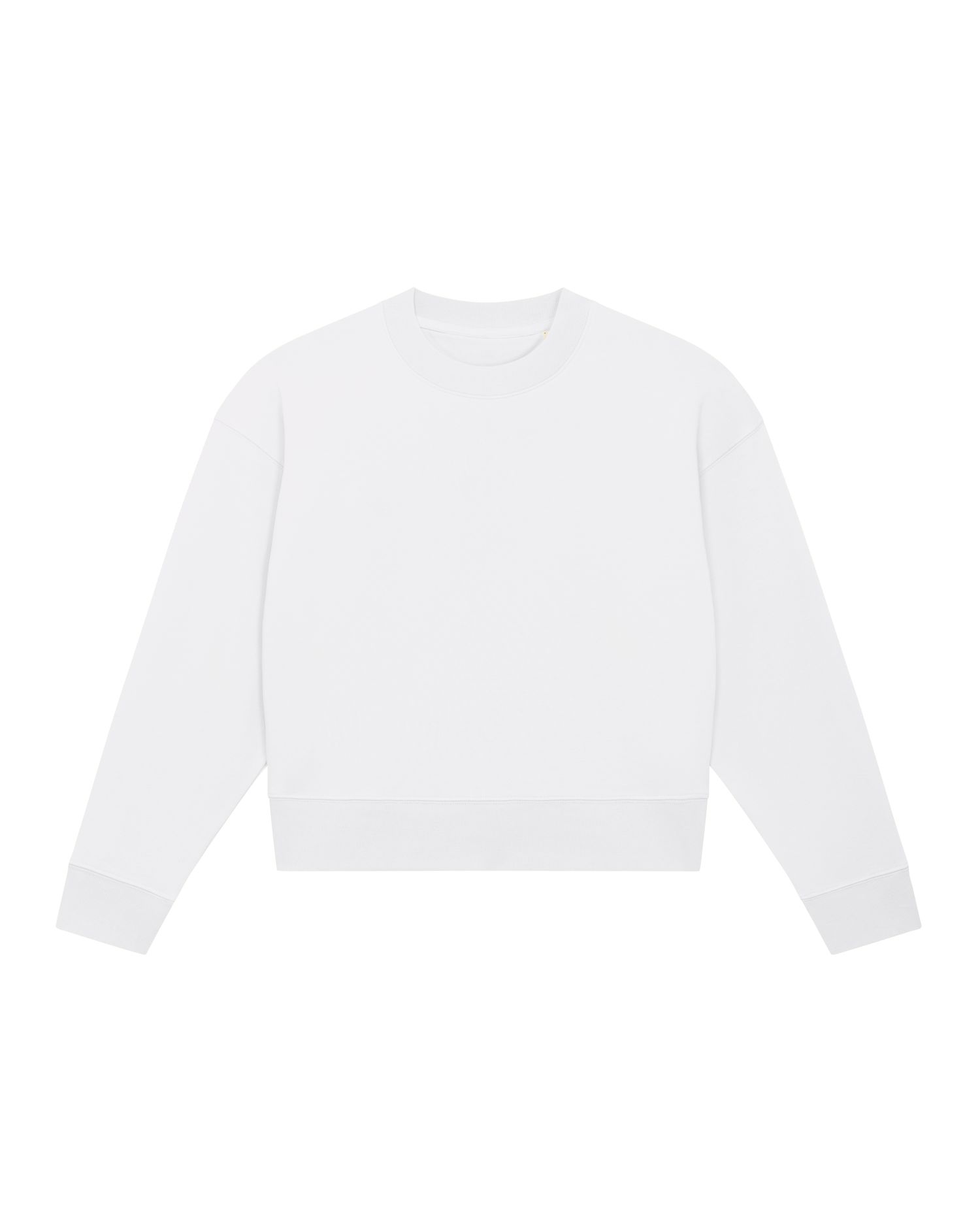 Crew neck sweatshirts Stella Cropster in Farbe White