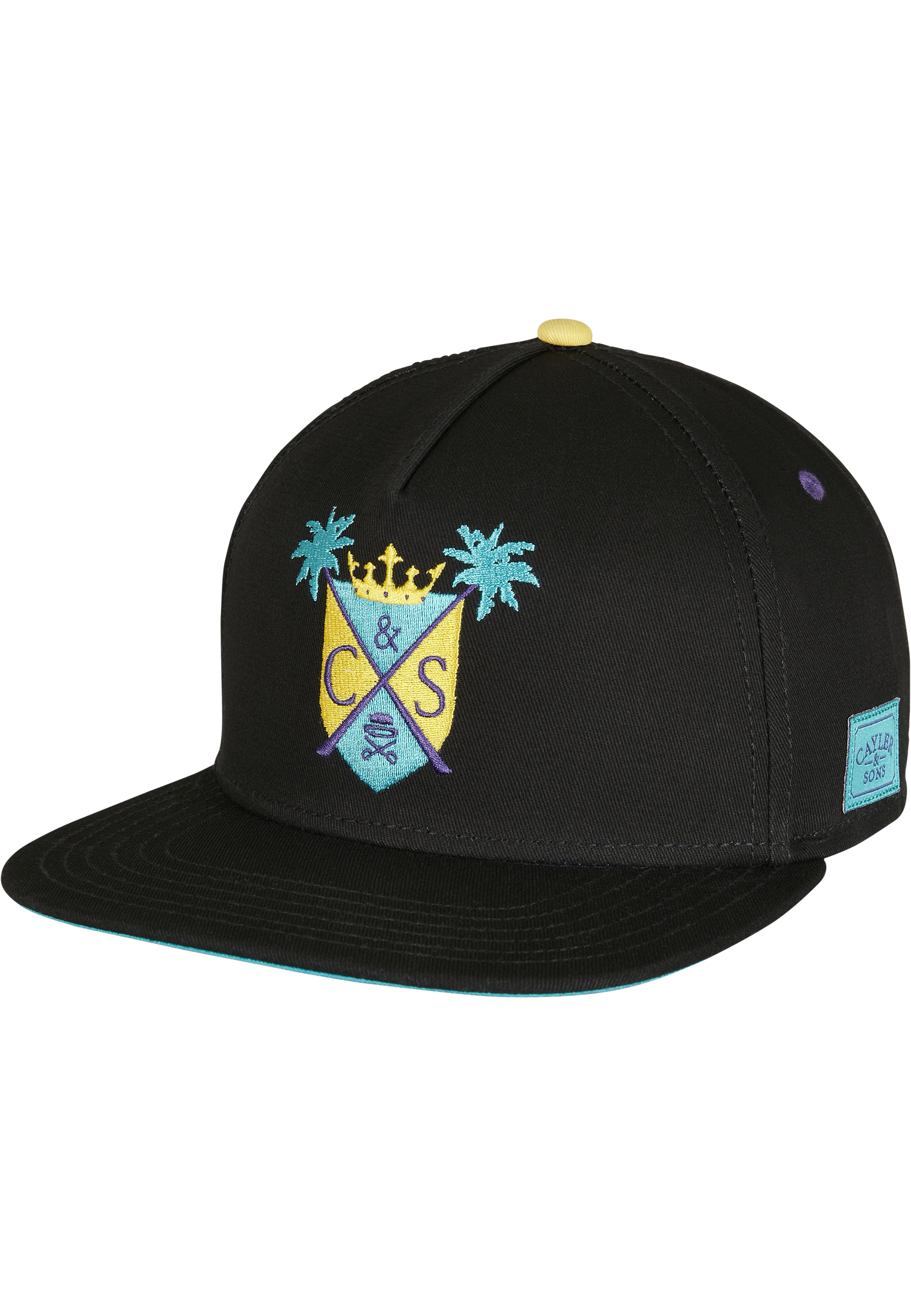 Caps C&S WL Miami Crest Snapback in Farbe black/mc