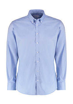  Slim Fit Stretch Oxford Shirt LS in Farbe Light Blue
