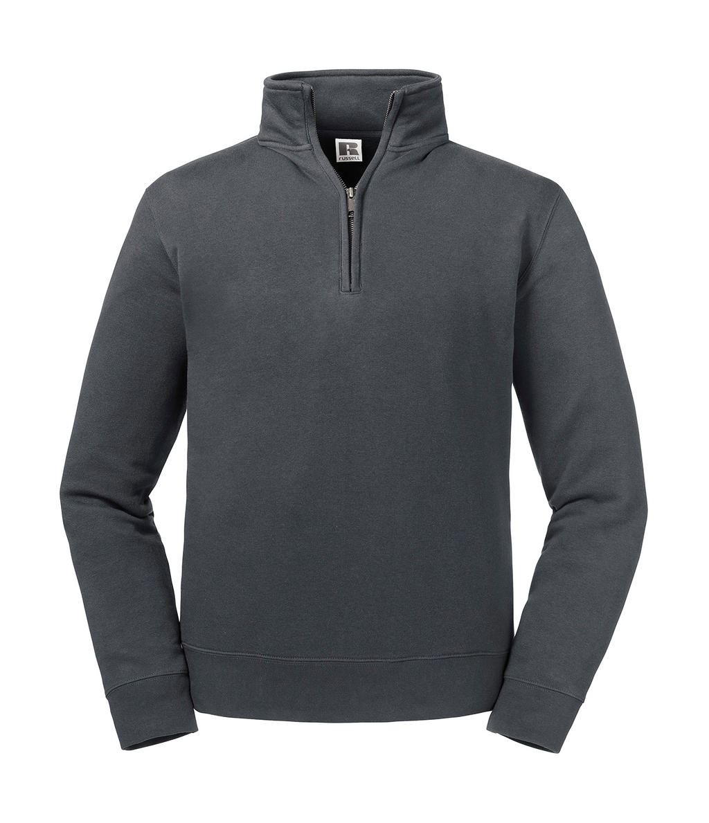  Authentic 1/4 Zip Sweat in Farbe Convoy Grey