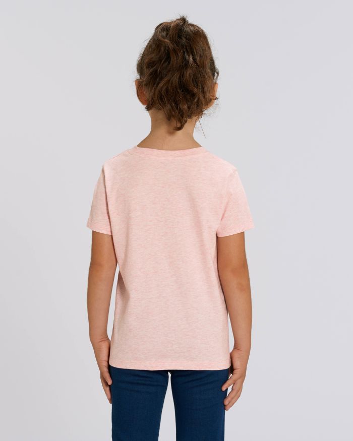 Kids T-Shirt Mini Creator in Farbe Cream Heather Pink