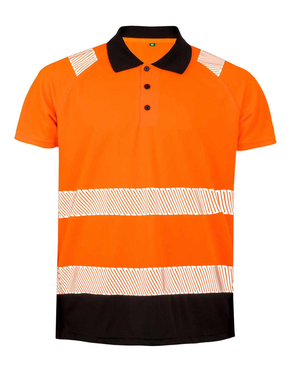  Recycled Safety Polo Shirt in Farbe Fluorescent Orange