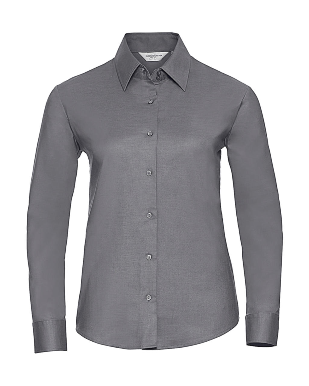  Ladies Classic Oxford Shirt LS in Farbe Silver