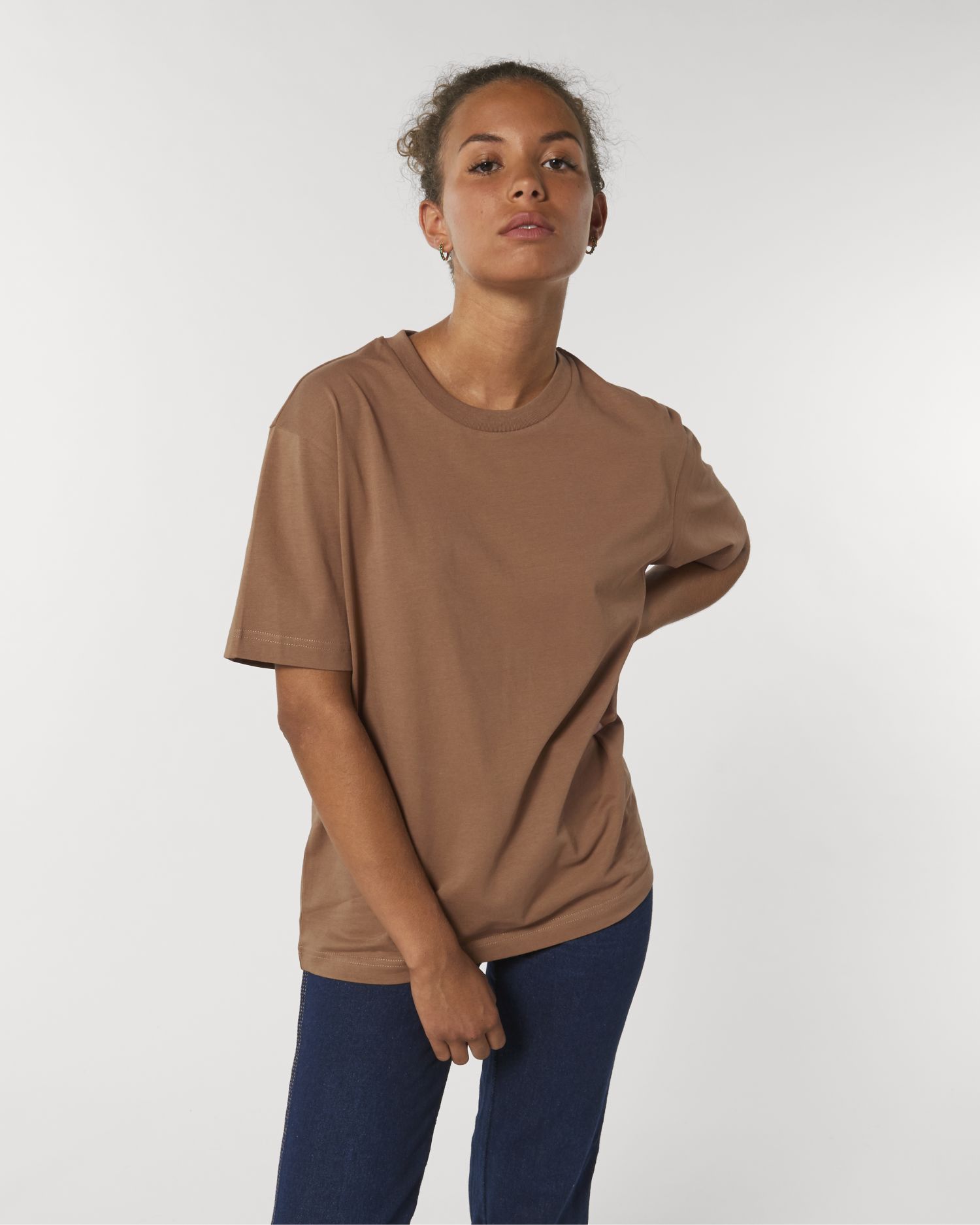 T-Shirt Fuser in Farbe Caramel