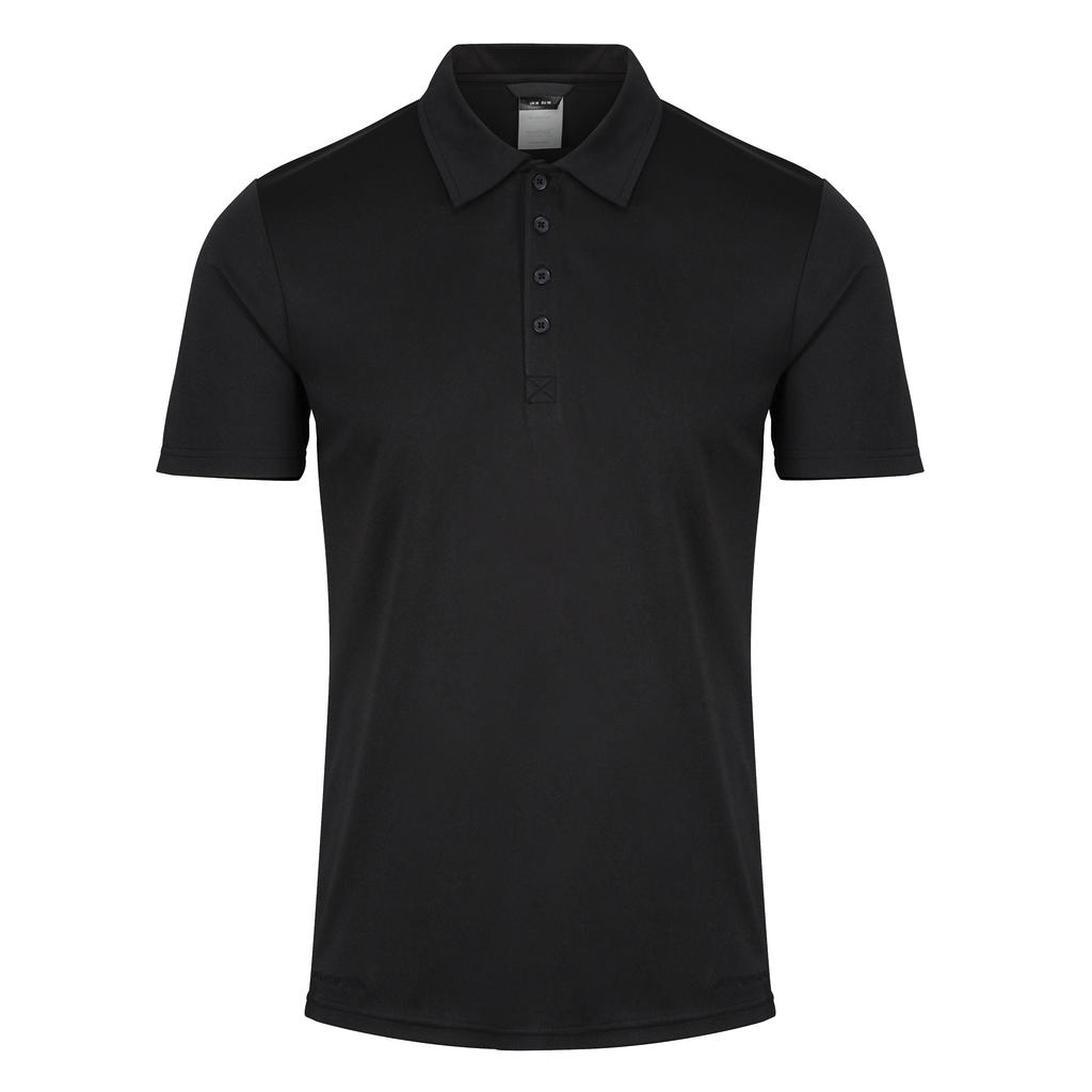  Honestly Made Recycled Polo in Farbe Black