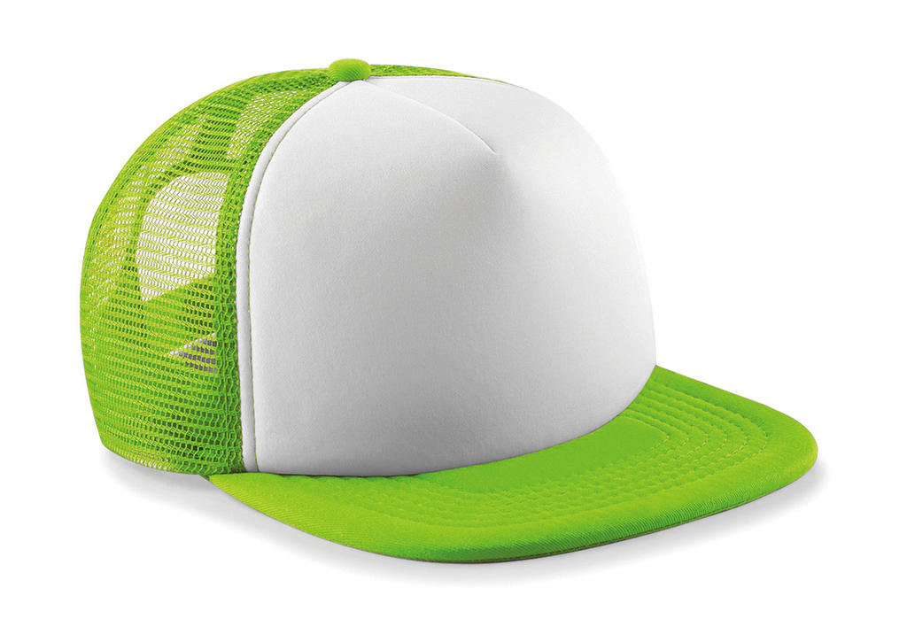  Vintage Snapback Trucker in Farbe Lime Green/White