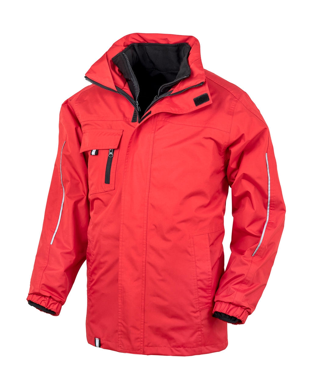  Printable 3-in-1 Transit Jacket in Farbe Red
