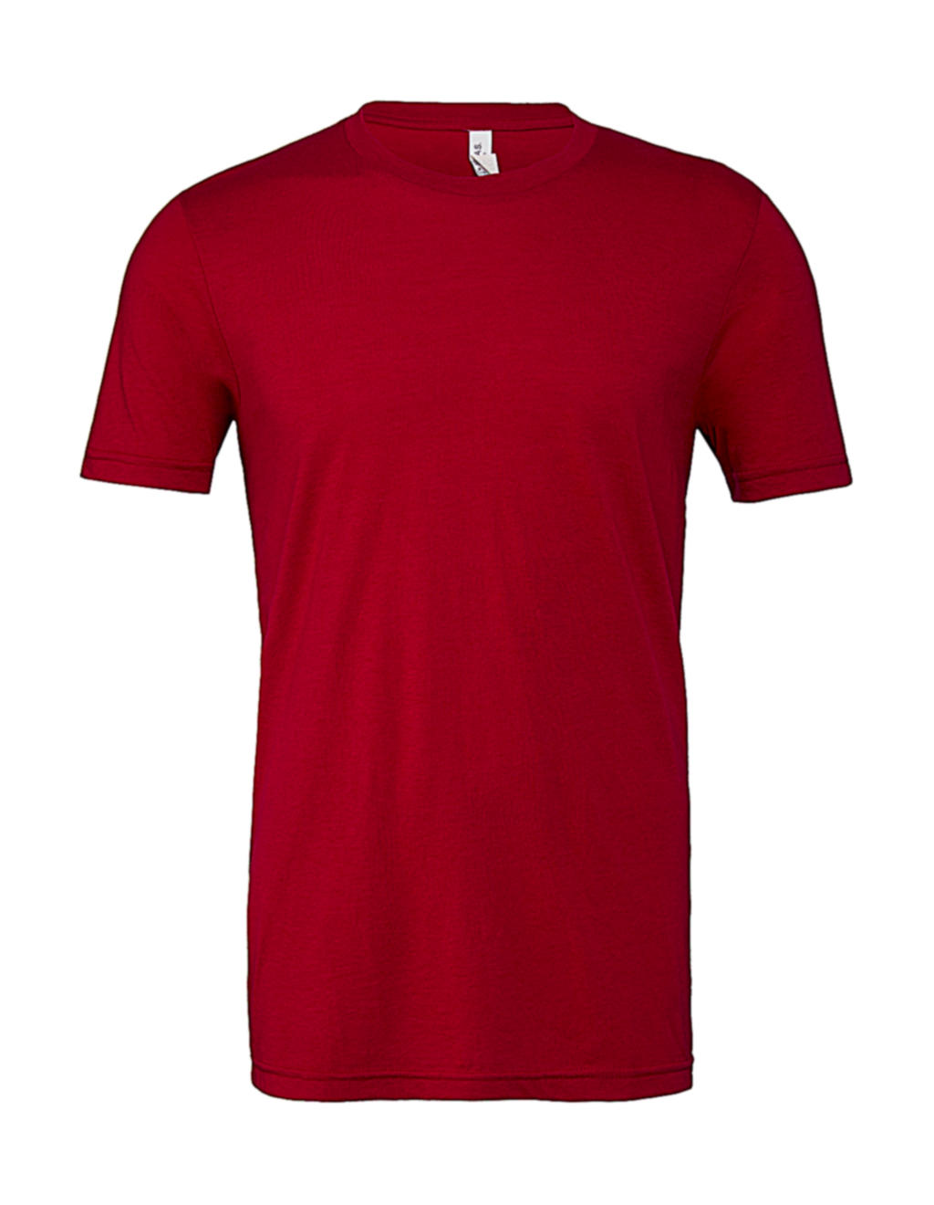  Unisex Triblend Short Sleeve Tee in Farbe Solid Red Triblend