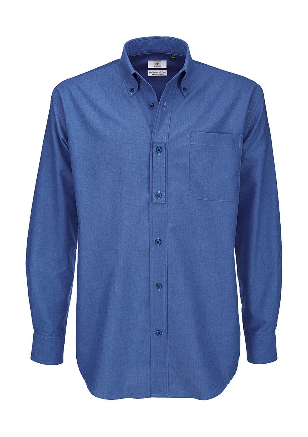  Oxford LSL/men Shirt in Farbe Blue Chip