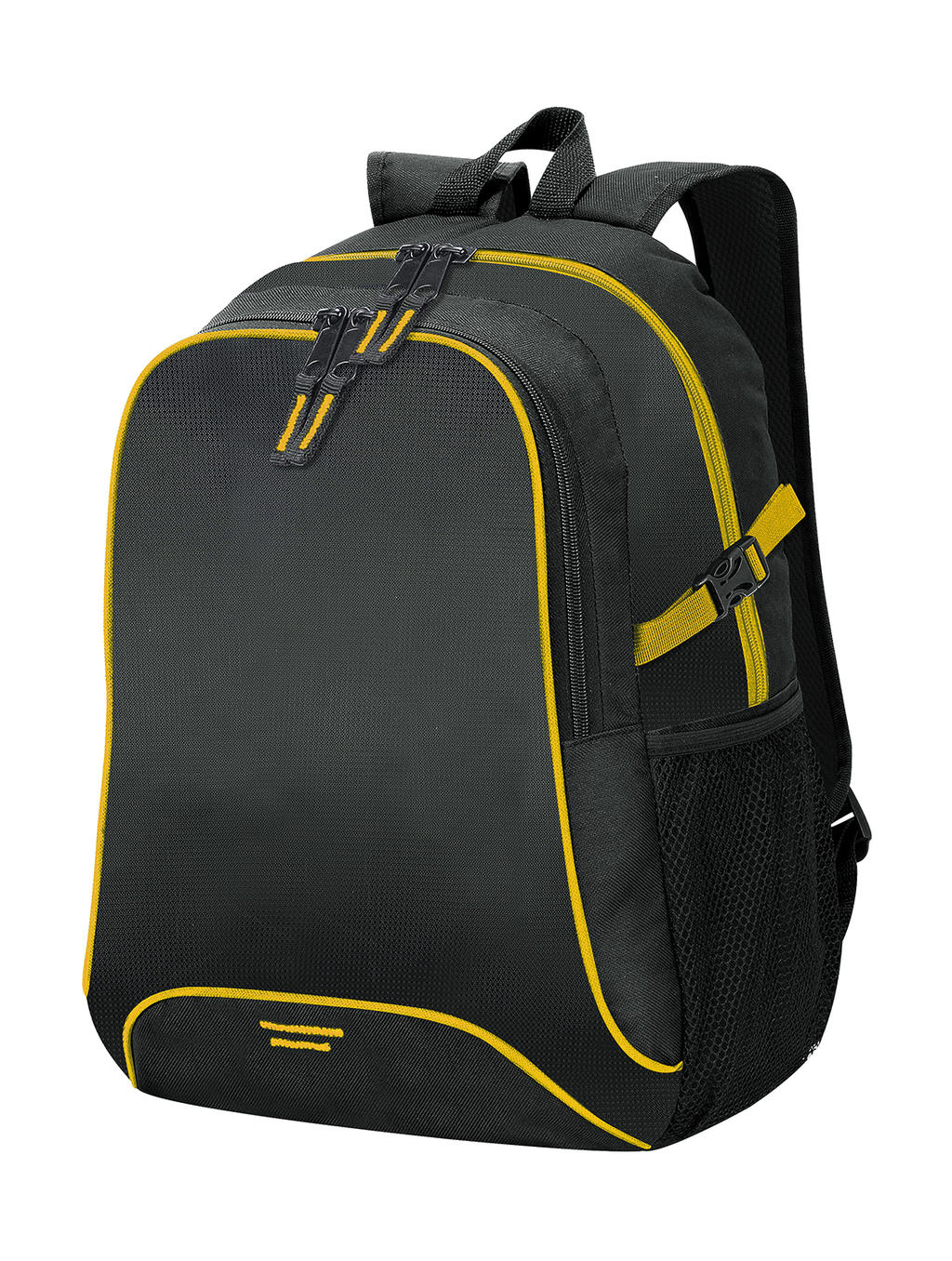  Osaka Basic Backpack in Farbe Black/Yellow