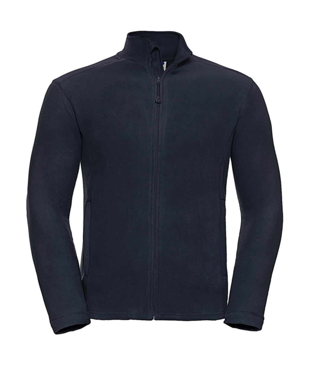  Mens Full Zip Microfleece in Farbe French Navy