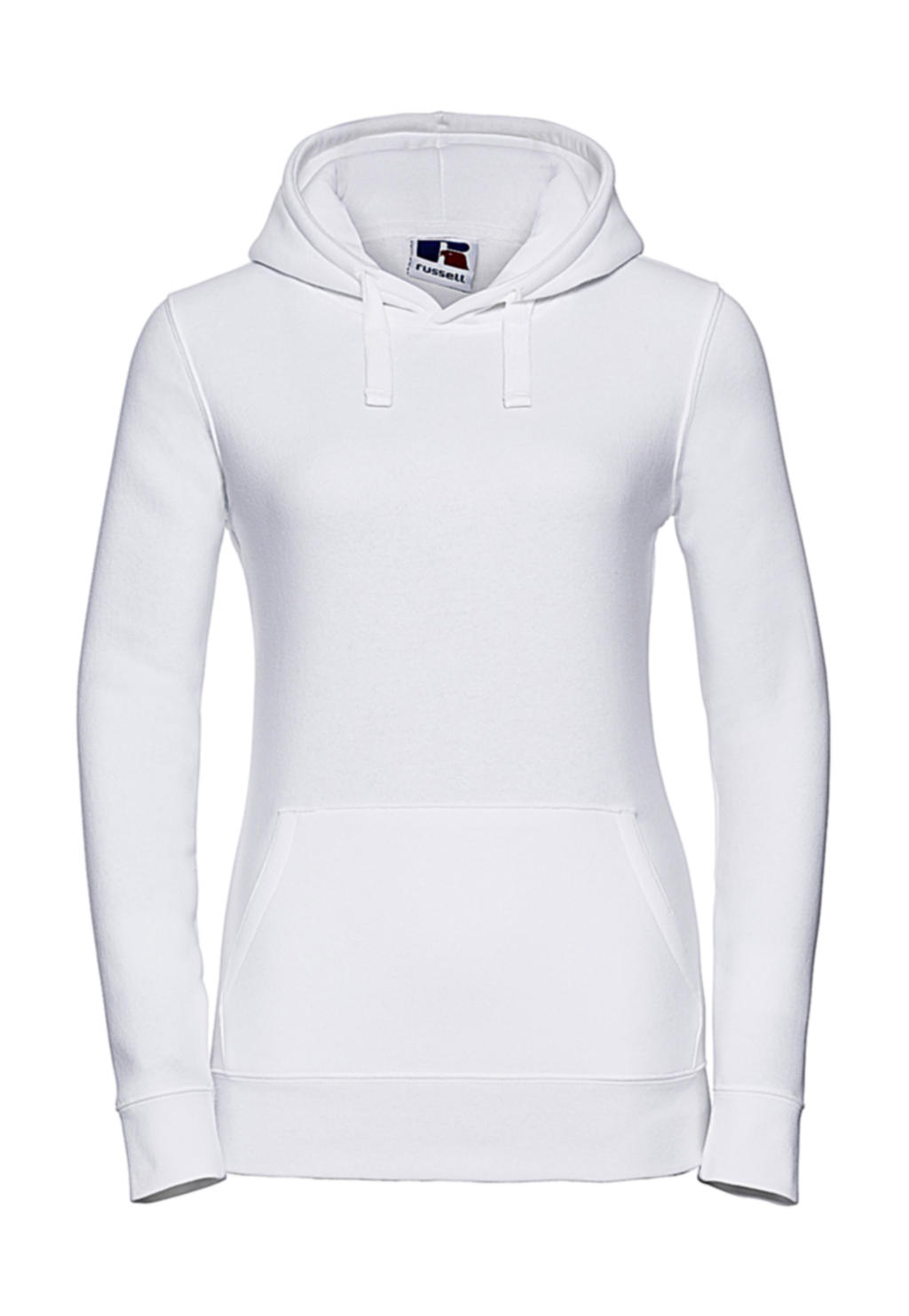 Ladies Authentic Hooded Sweat in Farbe White