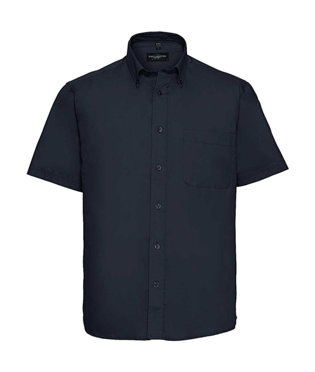  Short Sleeve Classic Twill Shirt in Farbe French Navy
