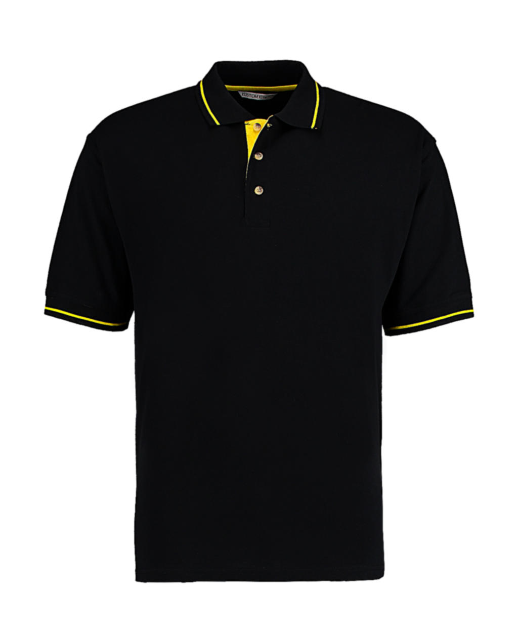  Mens Classic Fit St. Mellion Polo in Farbe Black/Yellow