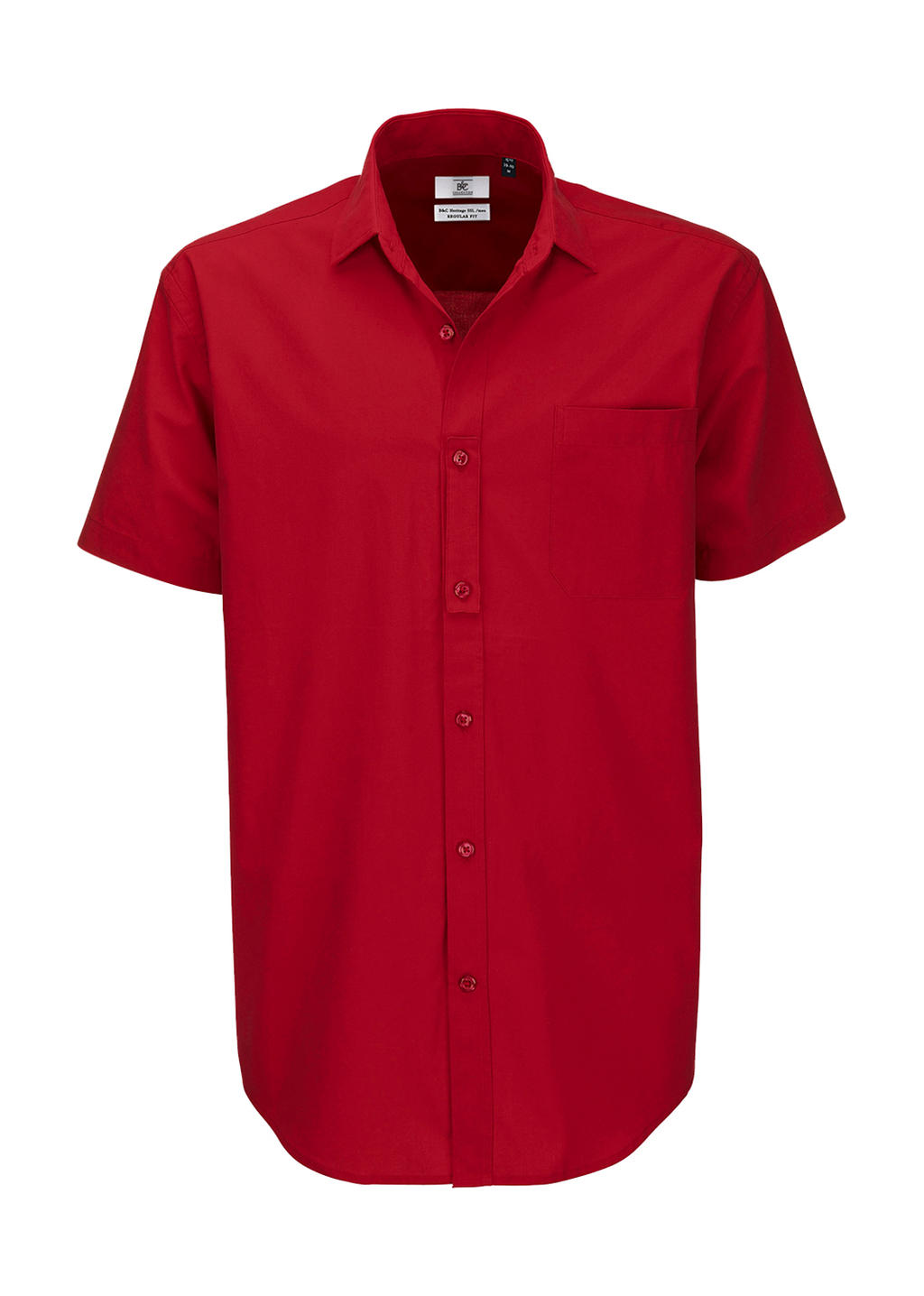 Heritage SSL/men Poplin Shirt in Farbe Deep Red