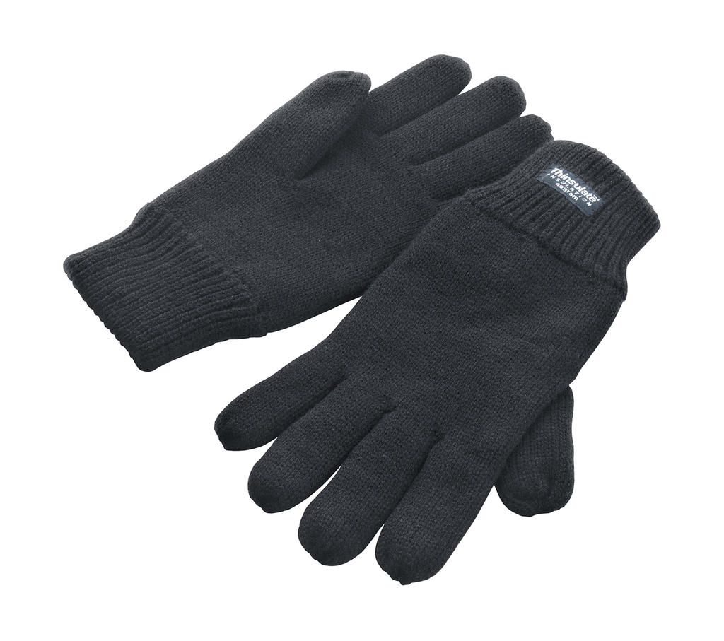  Fully Lined Thinsulate Gloves in Farbe Charcoal
