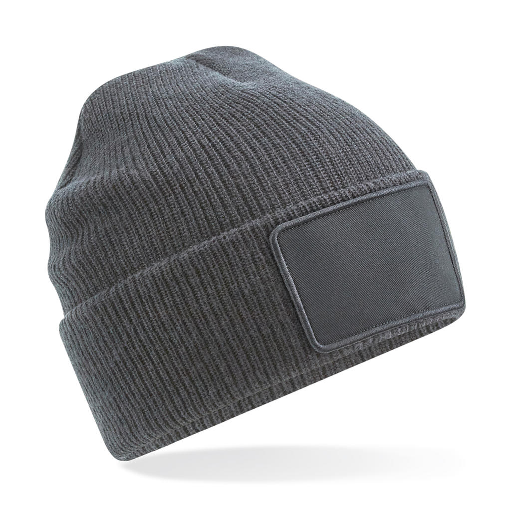  Removable Patch Thinsulate? Beanie in Farbe Graphite Grey