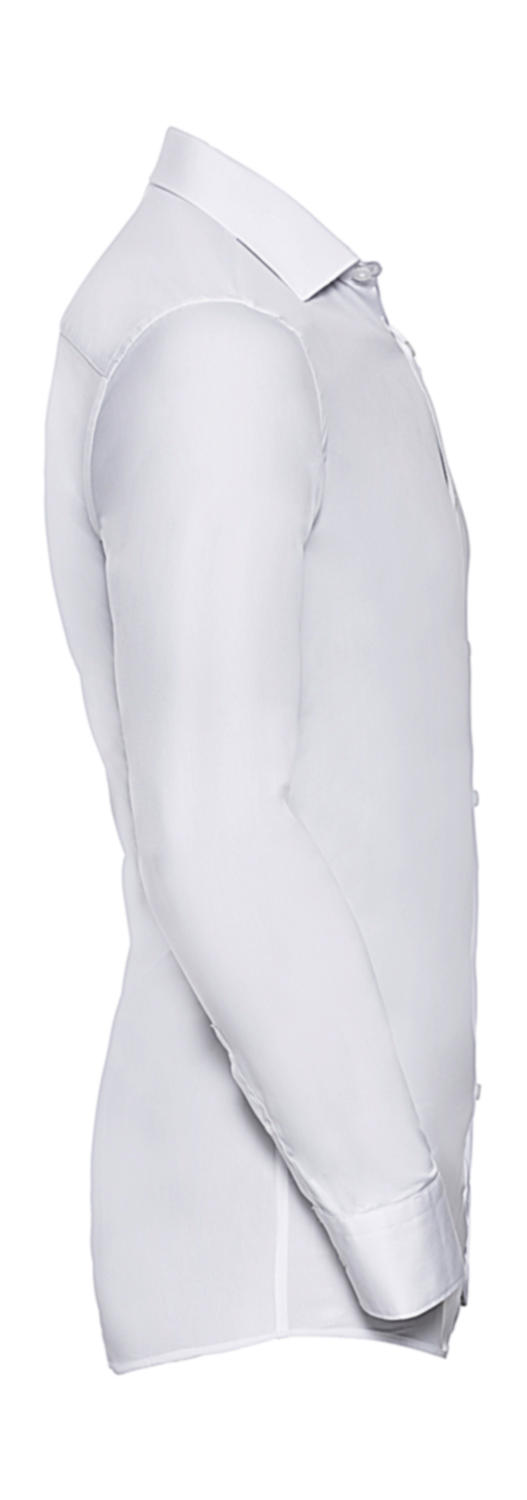  Mens LS Ultimate Stretch Shirt in Farbe White
