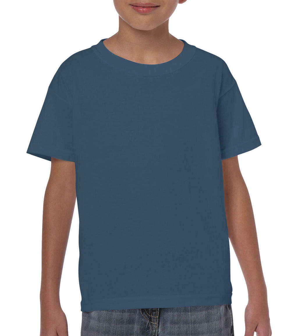  Heavy Cotton Youth T-Shirt in Farbe Indigo Blue