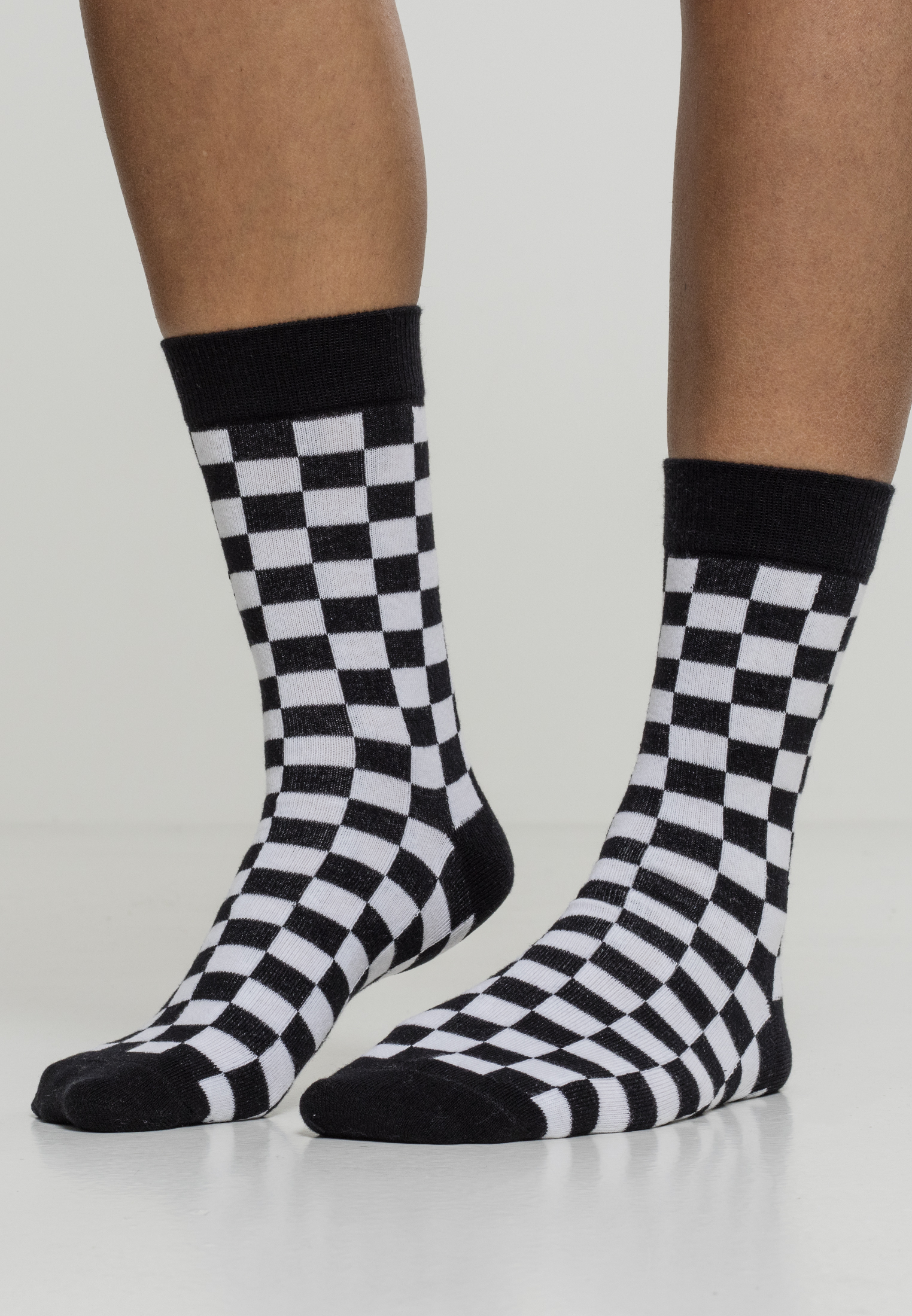 Socken Checker Socks 2-Pack in Farbe black/white