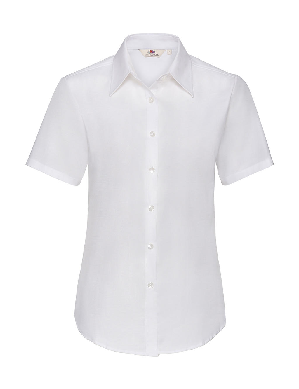  Ladies Oxford Shirt in Farbe White