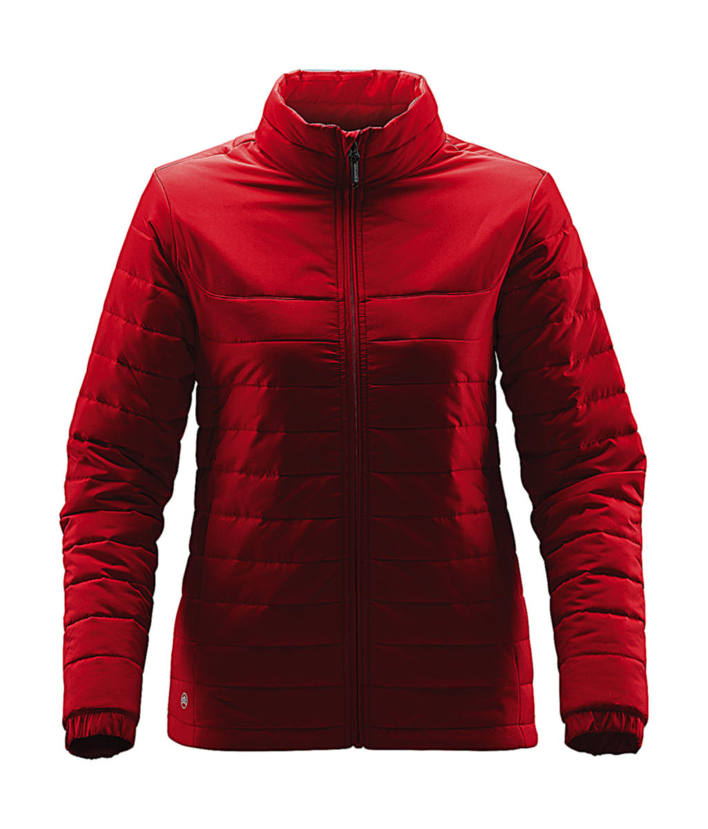  Womens Nautilus Thermal Jacket in Farbe Bright Red